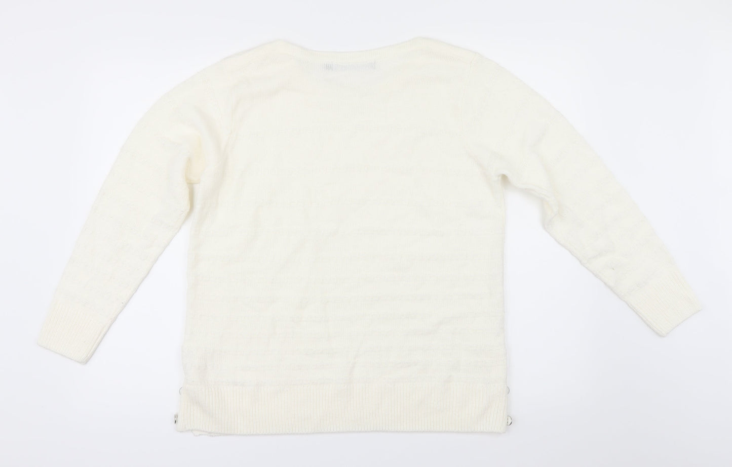 EWM Womens Ivory   Pullover Jumper Size M
