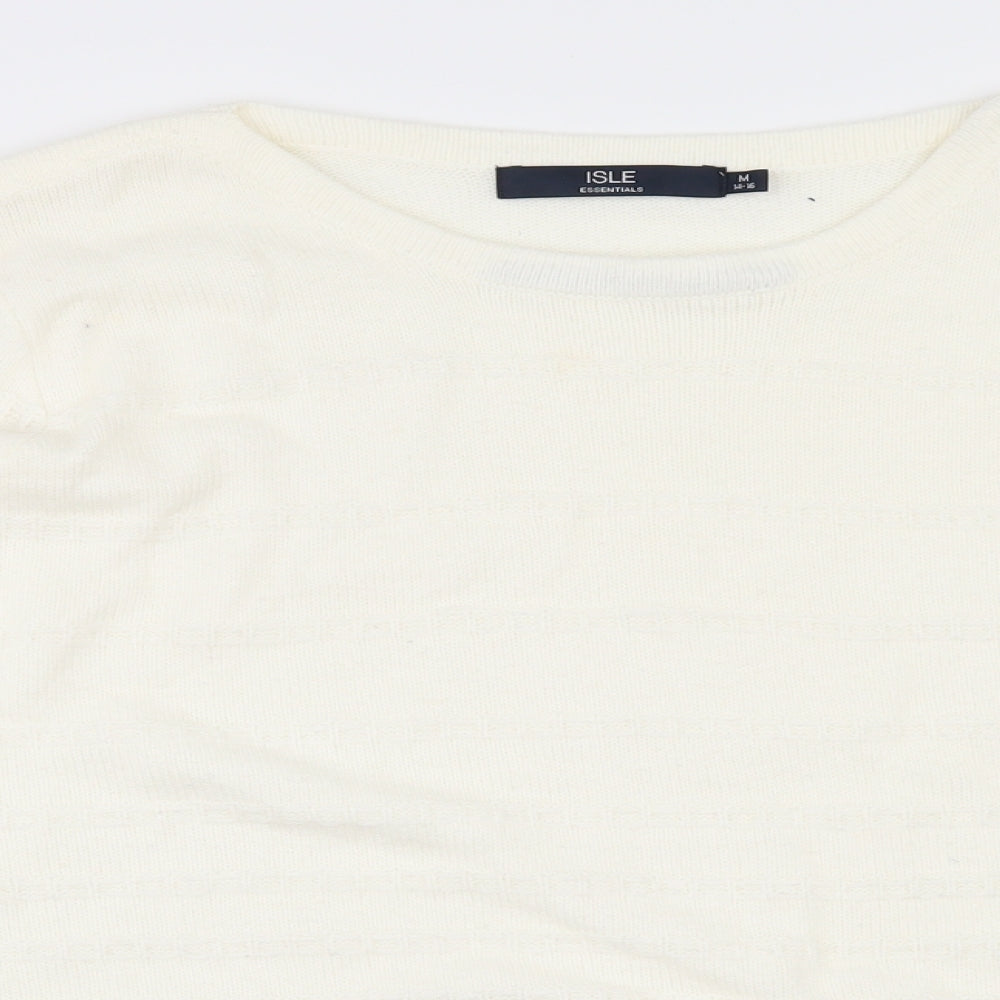 EWM Womens Ivory   Pullover Jumper Size M