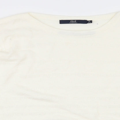 EWM Womens Ivory   Pullover Jumper Size M