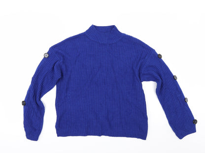 Primark Womens Blue   Pullover Jumper Size S