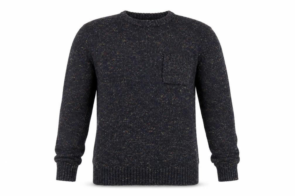 Cedarwood State Mens Blue Knit Pullover Jumper Size M