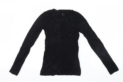 Atmosphere Womens Black  Knit Pullover Jumper Size 10