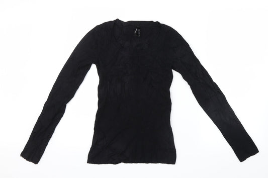 Atmosphere Womens Black  Knit Pullover Jumper Size 10