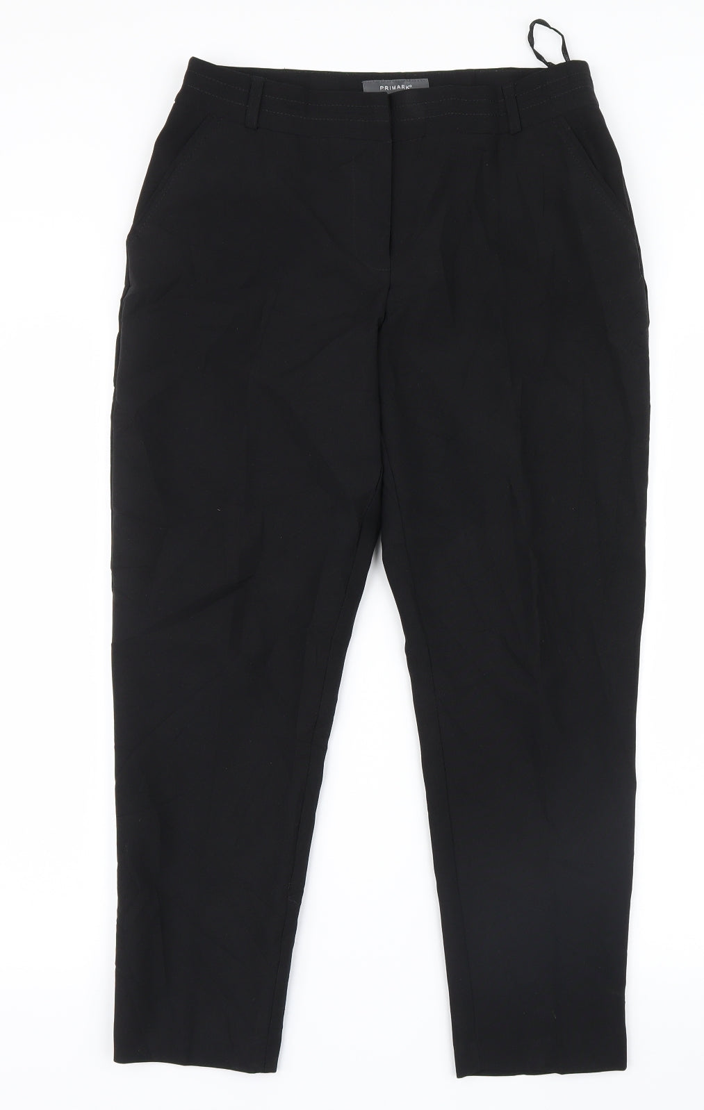 Primark Womens Black   Trousers  Size 10 L25 in