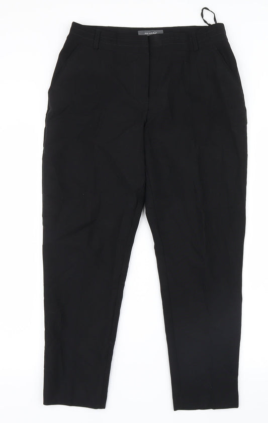 Primark Womens Black   Trousers  Size 10 L25 in
