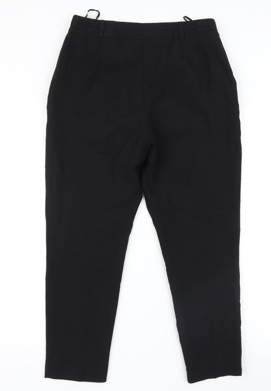 Primark Womens Black   Trousers  Size 10 L25 in