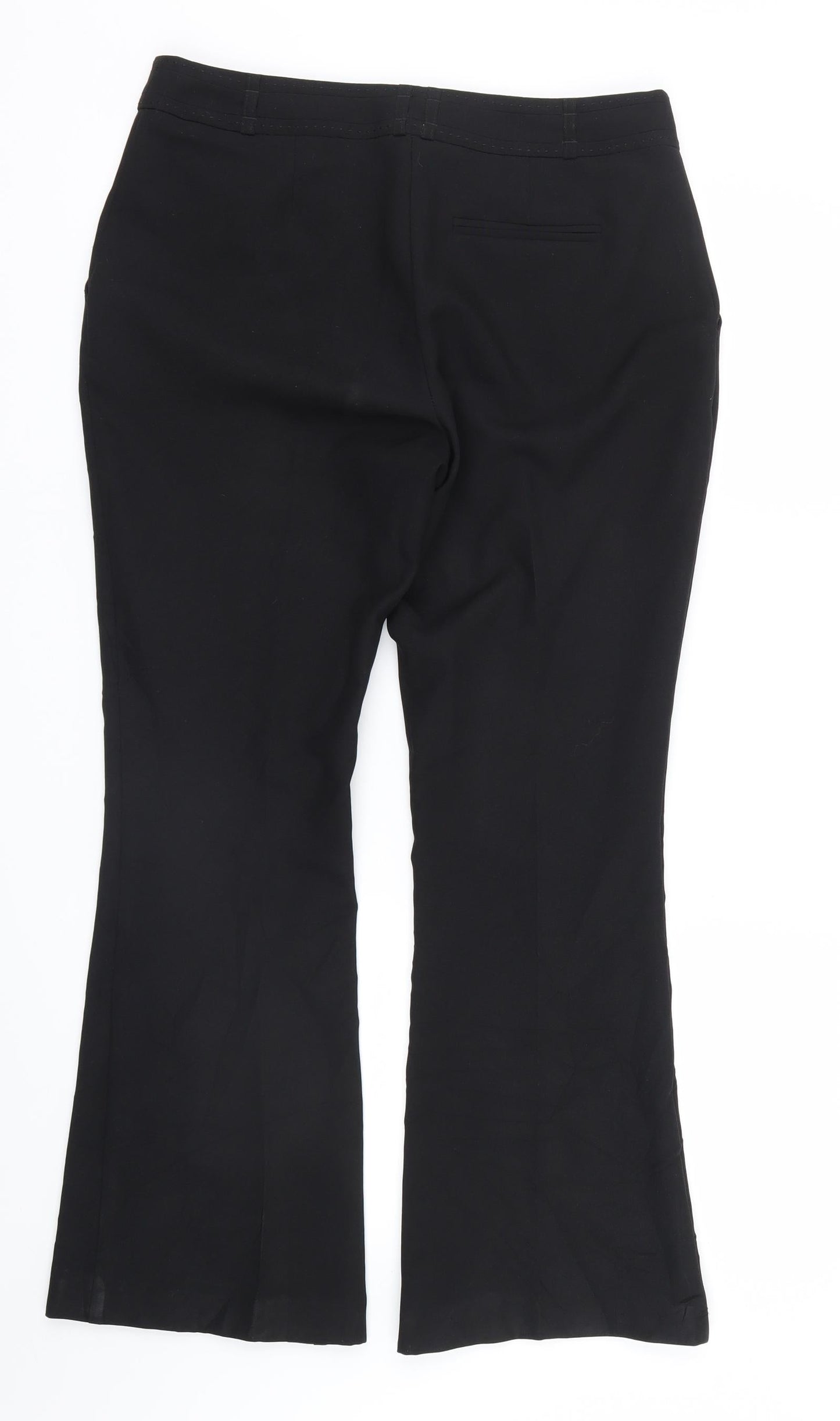 Womens UK Size 10 Atmosphere Regular Fit  Black Trousers