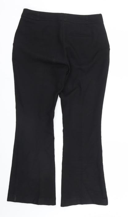 Womens UK Size 10 Atmosphere Regular Fit  Black Trousers