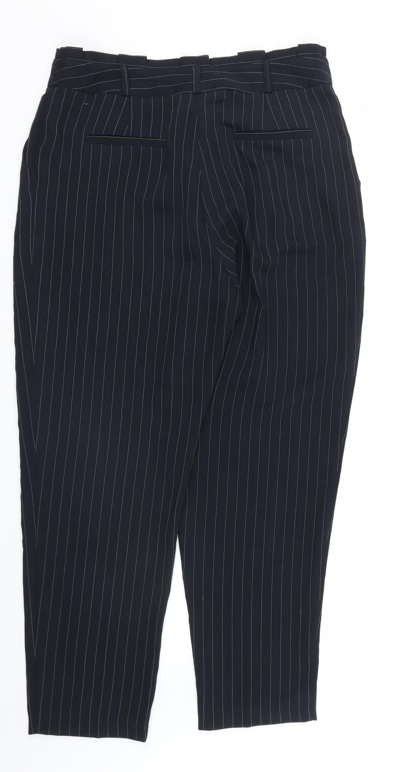 Womens UK Size 12 Oasis Regular Fit  White Trousers