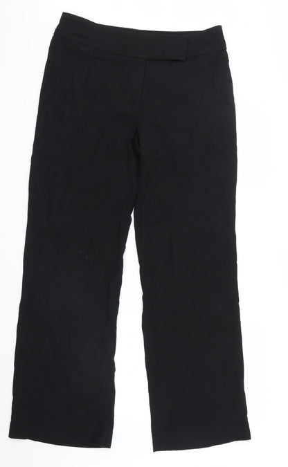 Debenhams Womens Black   Trousers  Size 12 L30 in