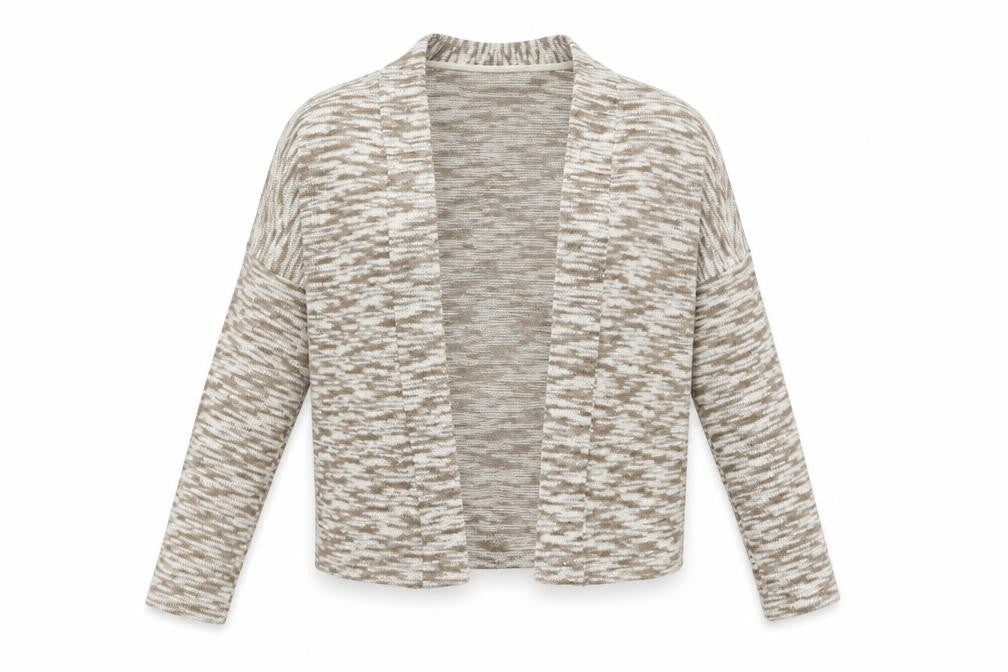 Vero Moda Womens White Animal Print Knit Cardigan Jumper Size S