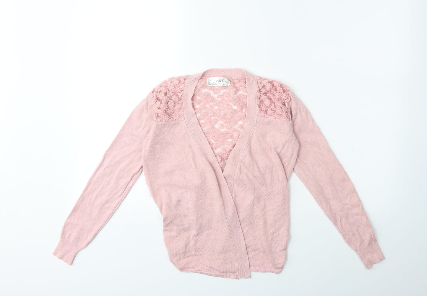 Miumi Womens Pink  Knit Cardigan Jumper Size M