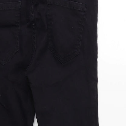 New Look Womens Black  Denim Skinny Jeans Size 10 L23 in
