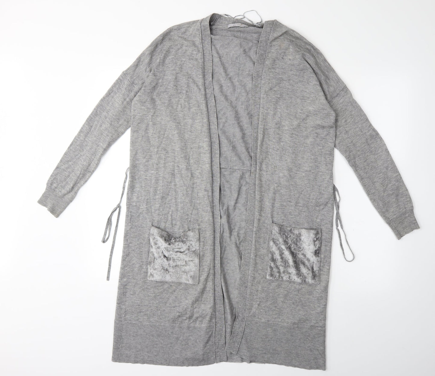 Marks and Spencer Womens Grey  Knit Cardigan Jumper Size 10