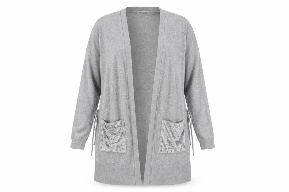 Marks & Spencer Womens Grey  Knit Cardigan Jumper Size 10