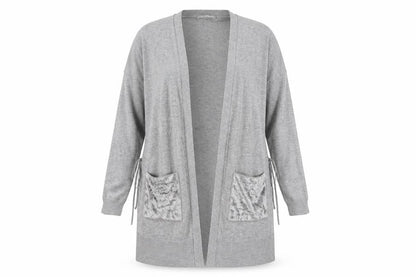 Marks & Spencer Womens Grey  Knit Cardigan Jumper Size 10
