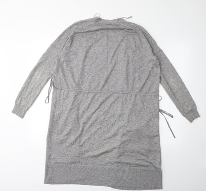 Marks and Spencer Womens Grey  Knit Cardigan Jumper Size 10