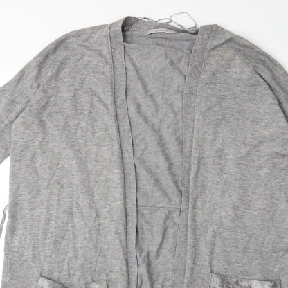 Marks and Spencer Womens Grey  Knit Cardigan Jumper Size 10