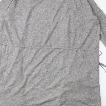 Marks and Spencer Womens Grey  Knit Cardigan Jumper Size 10