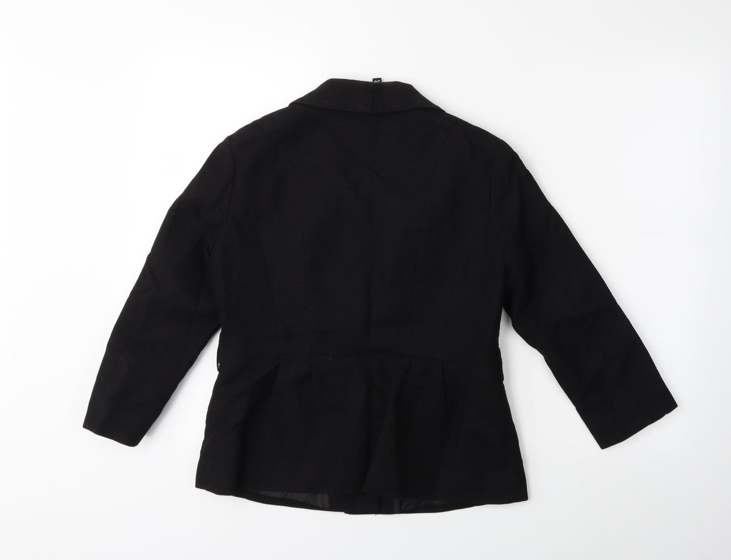 Womens UK Size 10 H&M Black Jacket