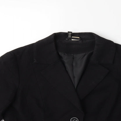 Womens UK Size 10 H&M Black Jacket