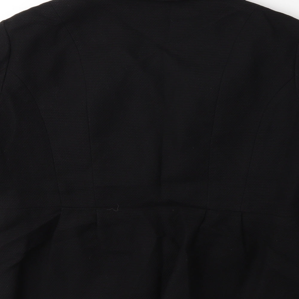 Womens UK Size 10 H&M Black Jacket