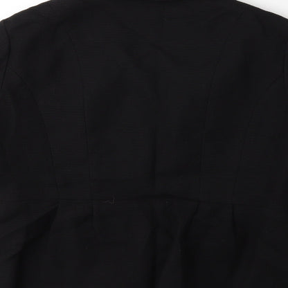 Womens UK Size 10 H&M Black Jacket