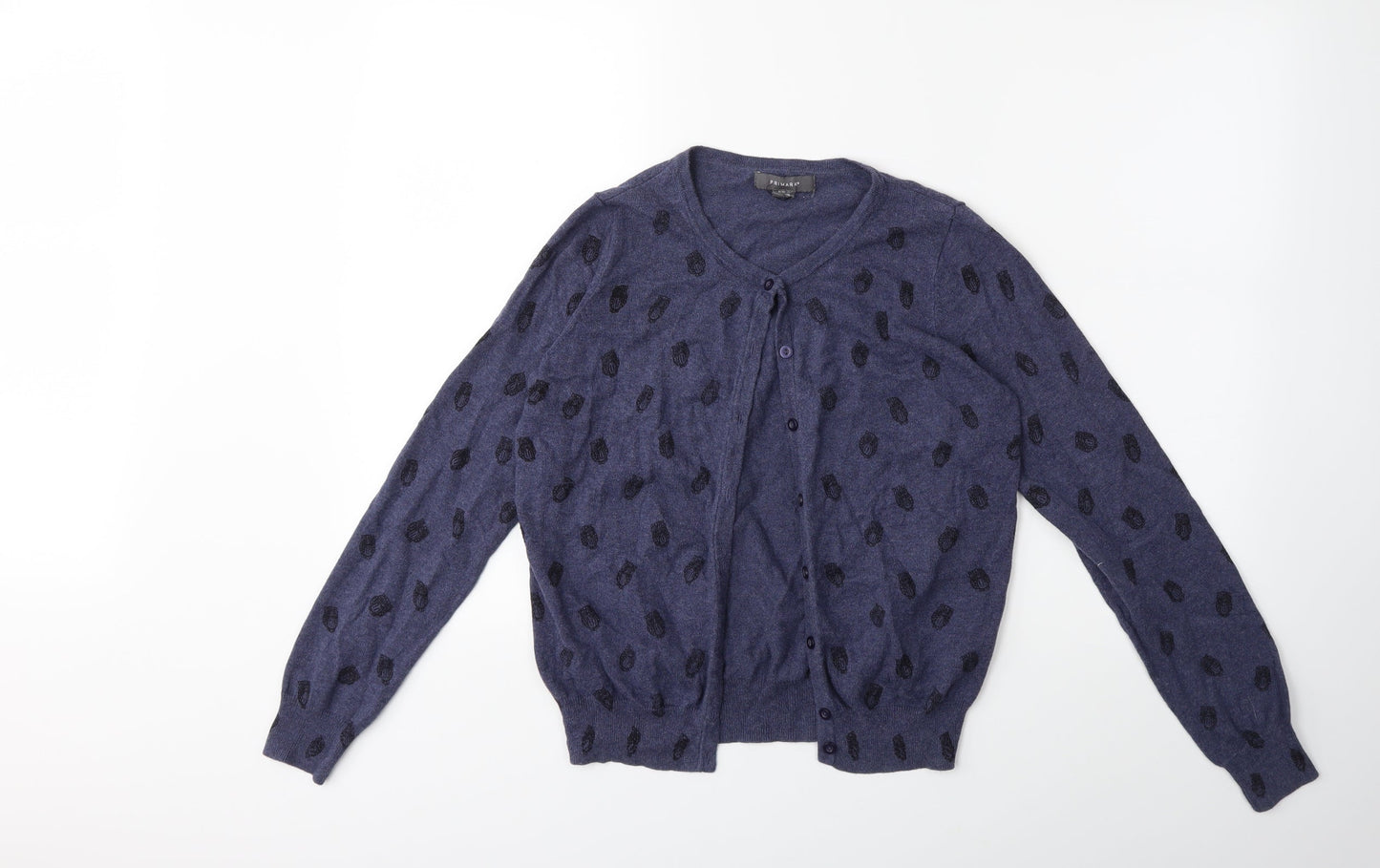 Primark Womens Blue   Cardigan Jumper Size 10