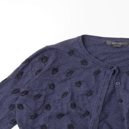 Primark Womens Blue   Cardigan Jumper Size 10