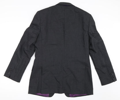 Mens UK Size 38 Performance Suit Regular Grey Suit Jacket