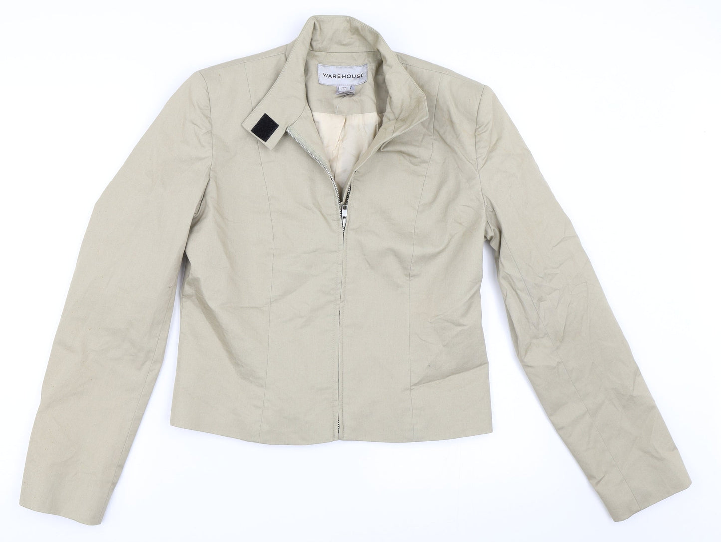 Womens UK Size 12 Warehouse Beige Jacket