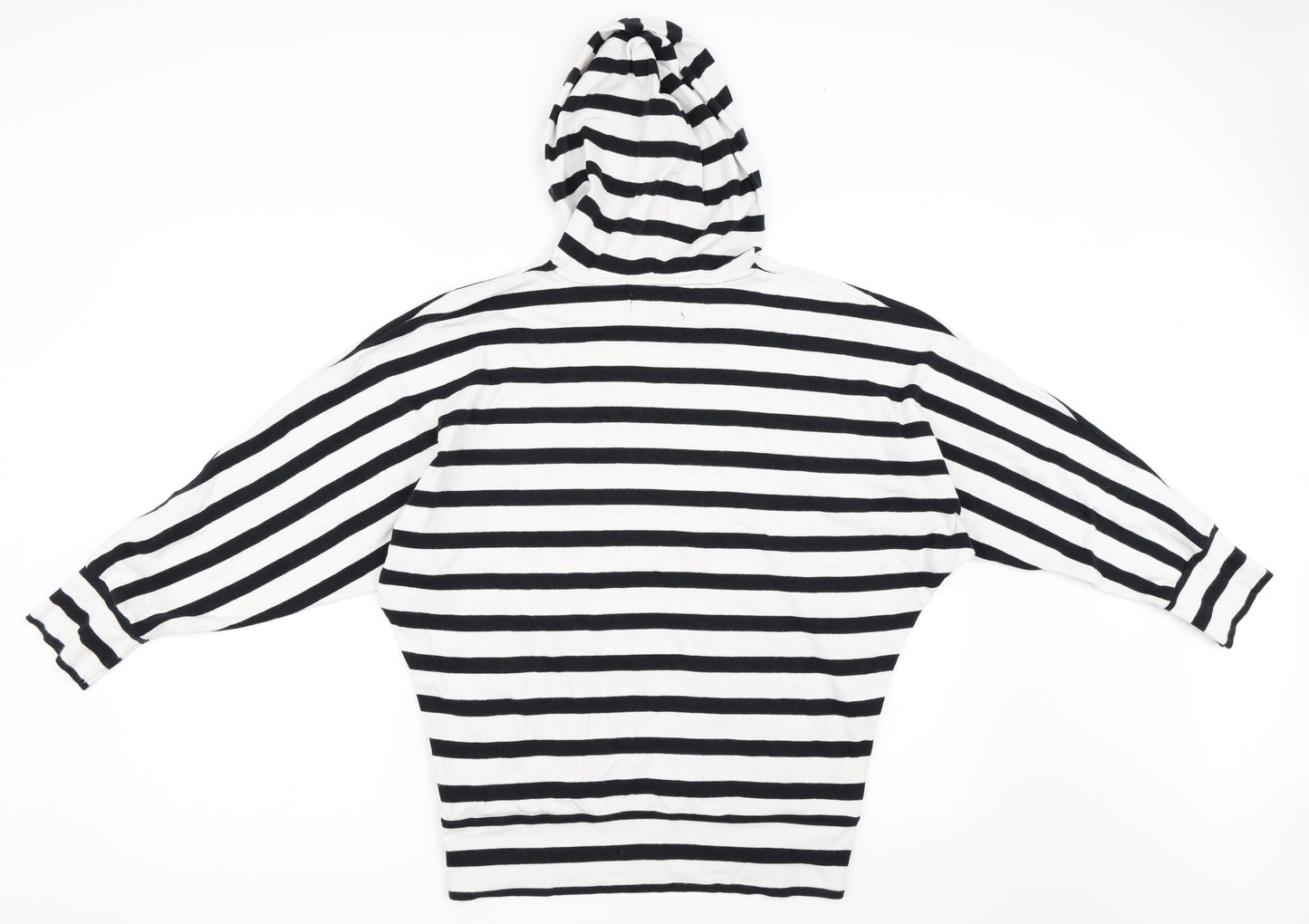 Indigo Girls White Striped  Pullover Hoodie Size 12 Years