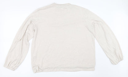 Dorothy Perkins Womens Beige   Pullover Jumper Size 16