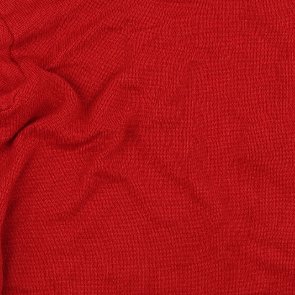 Preworn Womens Red   Cardigan Jumper Size M