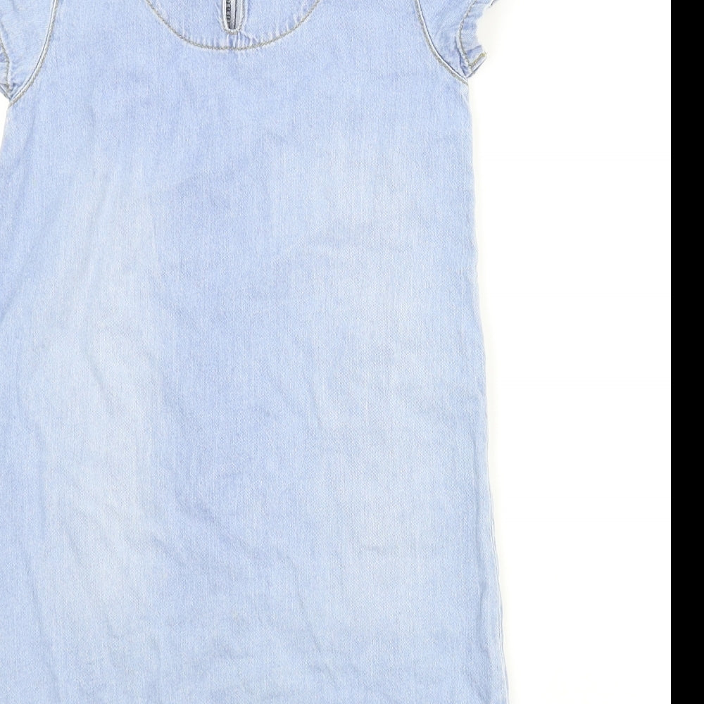 NEXT Girls Blue  Denim A-Line  Size 5 Years