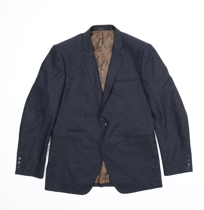 Mens UK Size 42 NEXT Regular Blue Suit Jacket