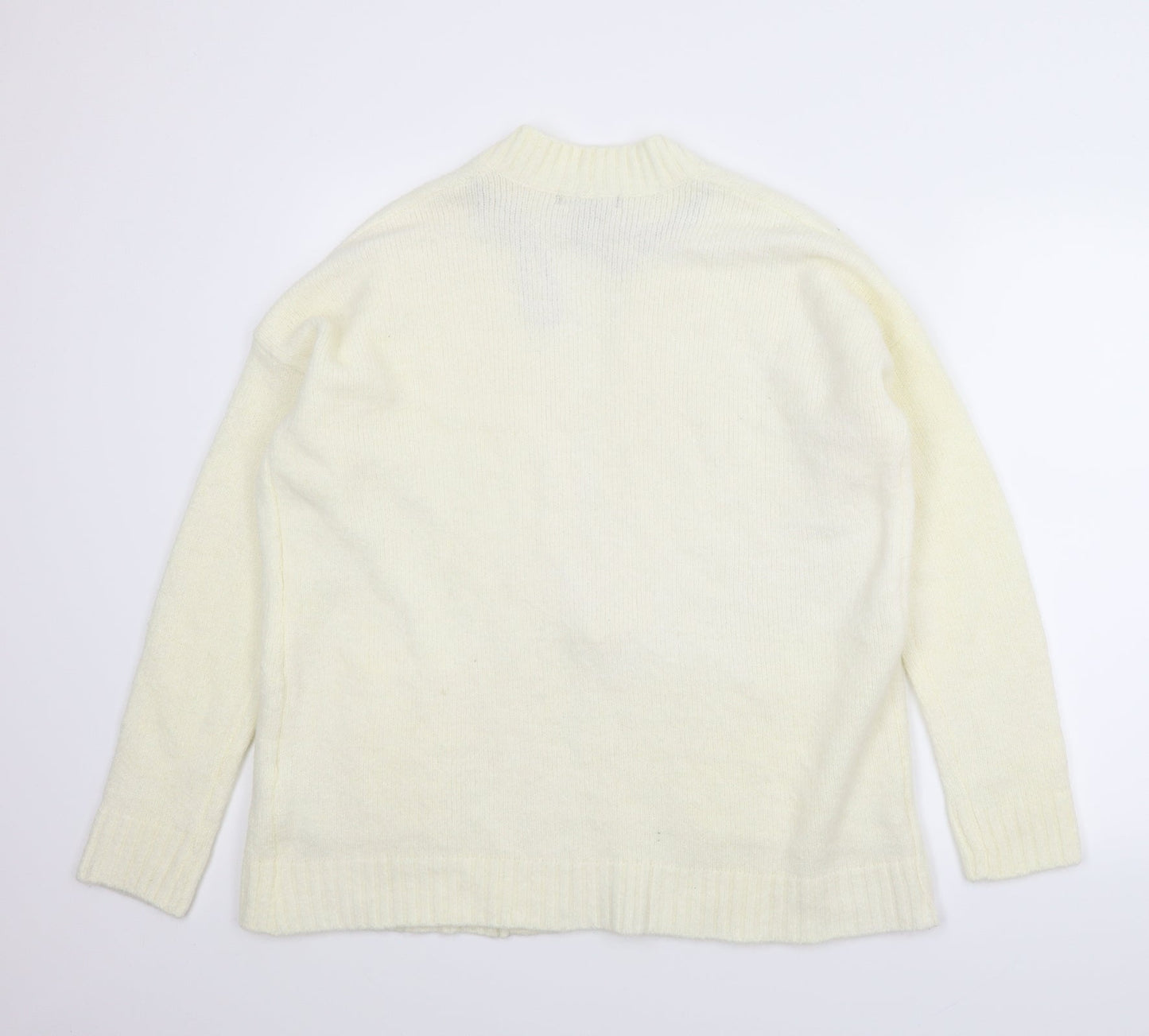 Forever21 Womens Ivory   Cardigan Jumper Size L