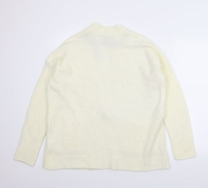Forever21 Womens Ivory   Cardigan Jumper Size L