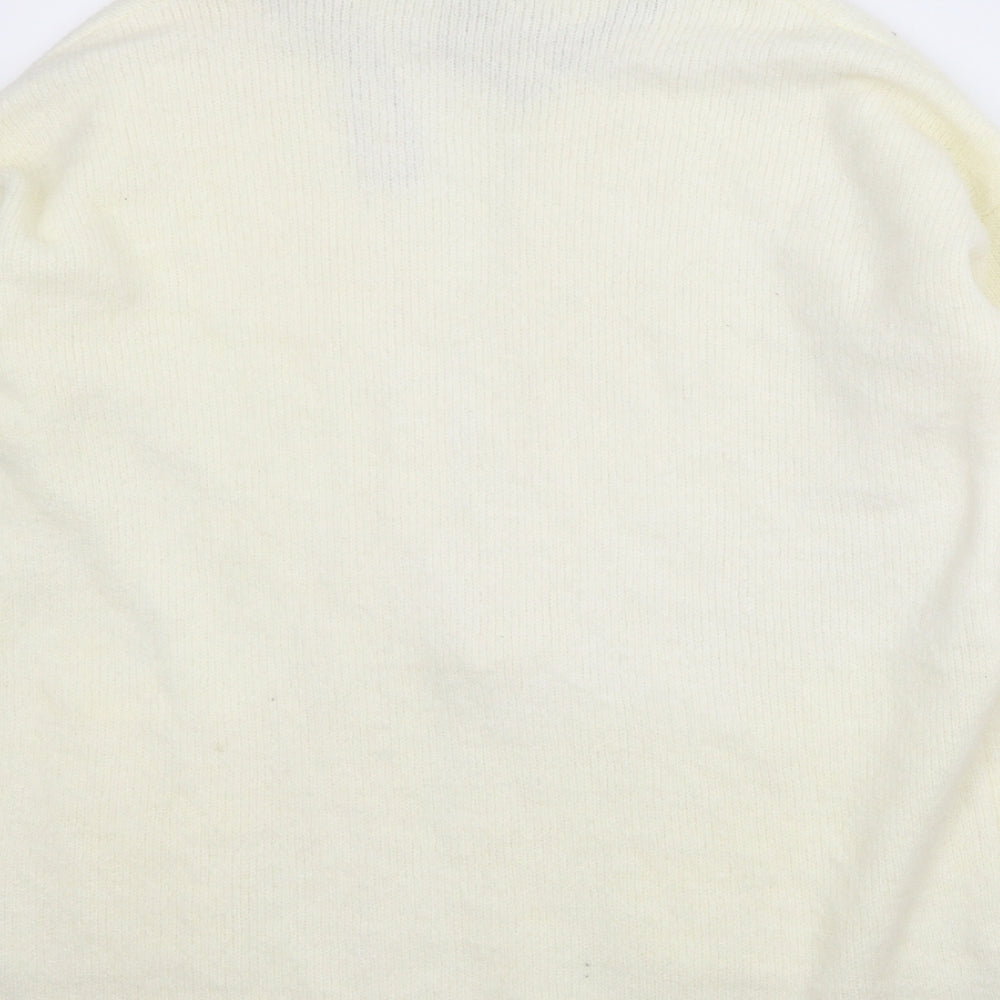 Forever21 Womens Ivory   Cardigan Jumper Size L