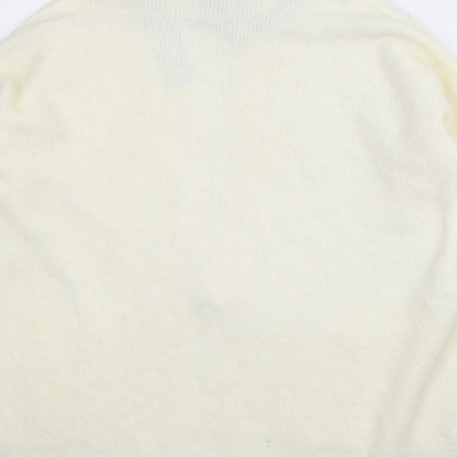 Forever21 Womens Ivory   Cardigan Jumper Size L