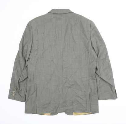 Mens UK Size 42 Greenwoods Regular Green Suit Jacket