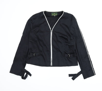 Gianfranco Corneli Womens Black   Jacket  Size 14