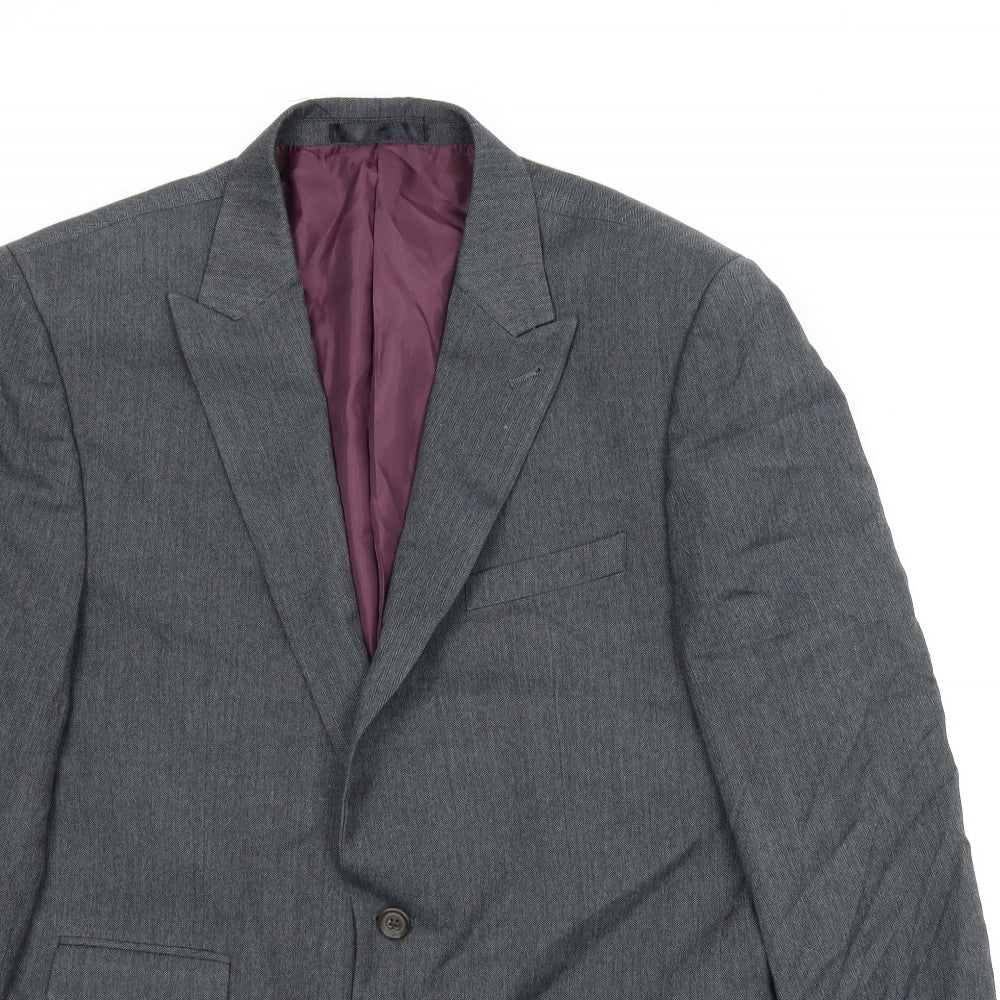Mens UK Size 42 NEXT Regular Grey Suit Jacket