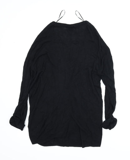 H&M Womens Black   Cardigan Jumper Size M