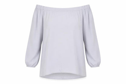 Womens UK Size 12 Simply Be Grey Basic Blouse