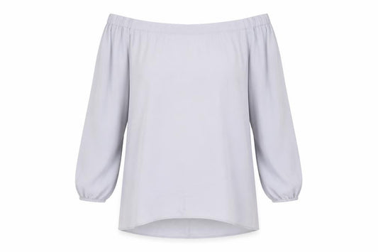 Womens UK Size 12 Simply Be Grey Basic Blouse