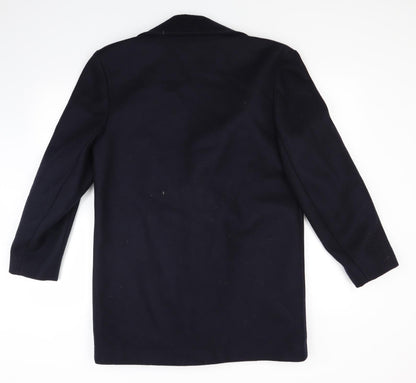 Additions Womens Blue   Overcoat Coat Size 12