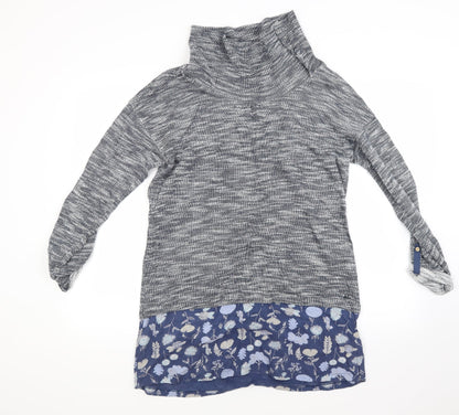 Fathful & true Womens Grey   Jumper Dress  Size 14