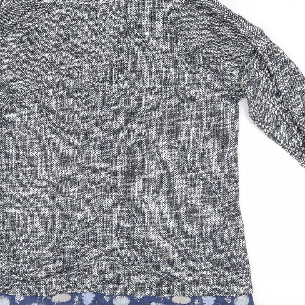 Fathful & true Womens Grey   Jumper Dress  Size 14