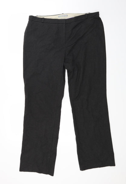 Womens UK Size 16 Marks and Spencer Regular Fit  Grey Trousers